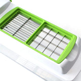 Practical kitchen cooking artifact tool with anti-fall material, multi-functional hand-cut protection 12-piece vegetable cutter set