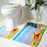 3Pcs/Set Bathroom Mat Set