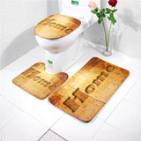 3Pcs/Set Bathroom Mat Set