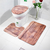 3Pcs/Set Bathroom Mat Set