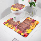 3Pcs/Set Bathroom Mat Set