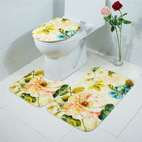 3Pcs/Set Bathroom Mat Set