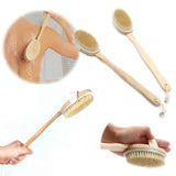 1Pc Natural Boar Bristle Wooden Brush