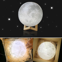 Rechargeable LED Night Light Moon