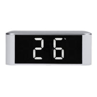 LED Mirror Alarm Clock Digital Clock Multifunction