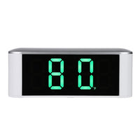 LED Mirror Alarm Clock Digital Clock Multifunction