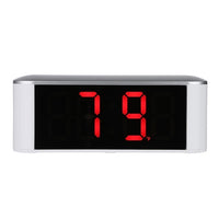 LED Mirror Alarm Clock Digital Clock Multifunction