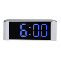 LED Mirror Alarm Clock Digital Clock Multifunction