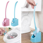 Plastic Toilet Cleaning Brush Curved Clean