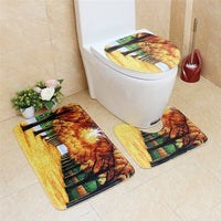 3Pcs/Set Bathroom Mat Set