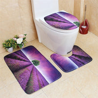 3Pcs/Set Bathroom Mat Set