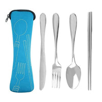 3/4Pcs Stainless Steel Fork Cutlery Set