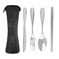 3/4Pcs Stainless Steel Fork Cutlery Set