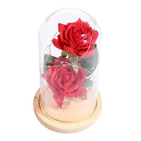 Rose Flower Bottle String Lights LED Night