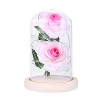 Rose Flower Bottle String Lights LED Night