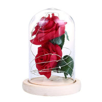 Rose Flower Bottle String Lights LED Night