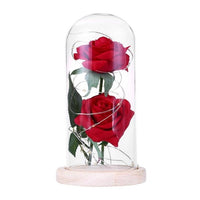 Rose Flower Bottle String Lights LED Night