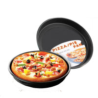 Stainless Steel Pizza Plate 9" Black