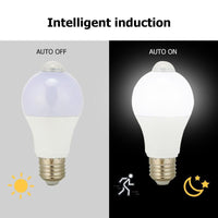 LED PIR Bulb Motion Sensor Lamp